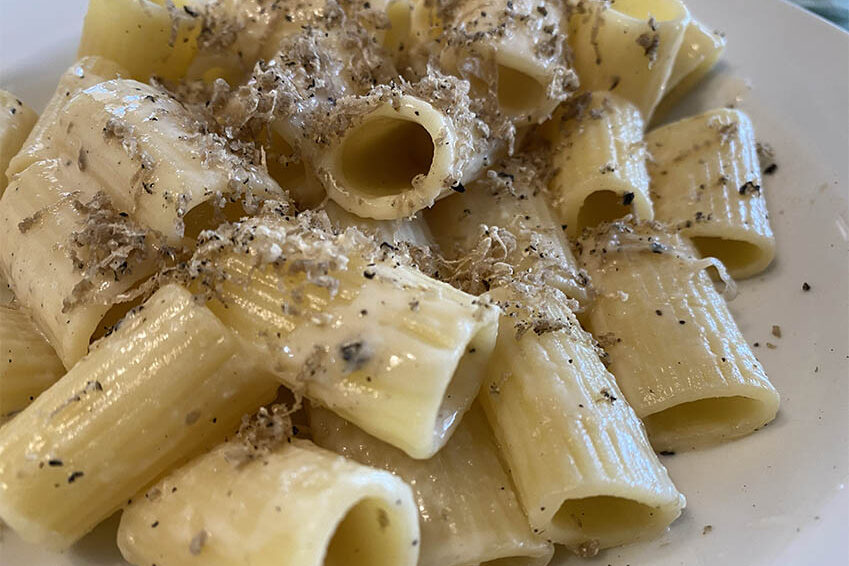 Rigatoni al tartufo