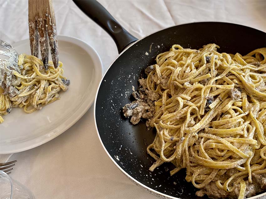 Pasta boscaiola