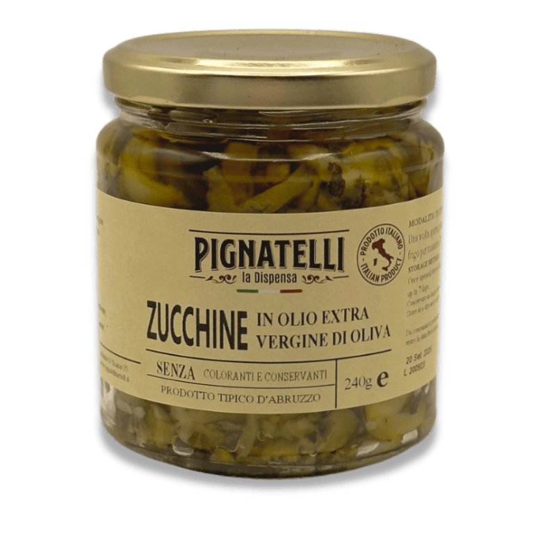 Zucchine sott'olio Pignatelli la dispensa